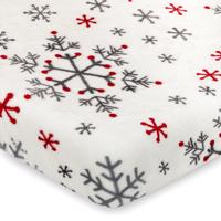 4Home prestieradlo mikroflanel Snowflakes, 90 x 200 cm