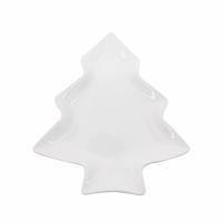 Altom Porcelánová miska Xmas tree, 19,5 x 16,5 x 2 cm, biela