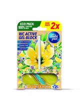 Ambipur WC Active gél-blok citrón & jazmín 2x 45 g