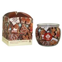 Arome Sviečka v skle a flower boxe, Spice & Gingerbread, 90 g