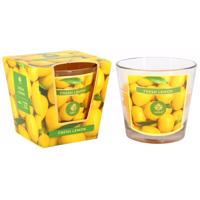 Arome Vonná sviečka v skle Fresh Lemon, 120 g