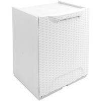 Artplast Úložný výklopný box RATTAN 34 x 29 x 47 cm, biela