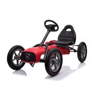 Baby Mix Detská šliapacia motokára Go-kart Buggy, červená