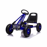 Baby Mix Detská šliapacia motokára Go-kart Razor, modrá