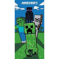 Carbotex Detská osuška Minecraft Mobi Útočí, 70 x 140 cm