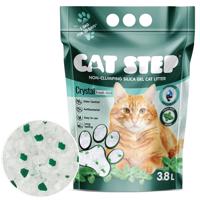 Cat Step Silikagélová podstielka pre mačky Crystal Fresh Mint 1,67 kg, 3,8 l