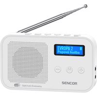 Digitálne rádio Sencor SRD 7200 W DAB+/FM, biele