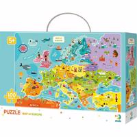 Dodo Puzzle Mapa Európy, 100 dielikov