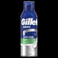 Gillette Pena na holenie Series Sensitive 200 ml