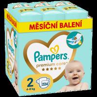 Pampers Plienky Premium Care 224 ks, veľkosť 2