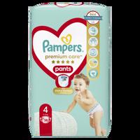 Pampers Plienky Premium Care Pants 58 ks, veľkosť 4