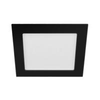 Panlux Downlight CCT Square black, 12 W, IP44