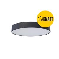 Panlux LED svietidlo Verona Circle Smart čierne,priemer 28,3 cm, IP54