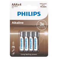 Philips Batéria AAA Entry Alkaline, 4 ks