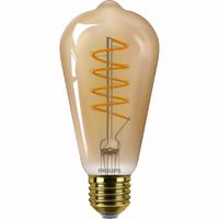 Philips LED filament žiarovka E27 ST64 4W (25W) 1800K stmievateľná, jantárová