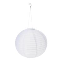 ProGarden Solárne závesné LED svietidlo Ball, pr. 40 cm, teplá biela