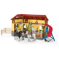 Schleich 42485 Stajňa pre kone s príslušenstvom, 60 x 40 x 29,5 cm