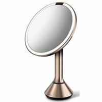 Simplehuman Kozmetické LED zrkadlo Sensor Touch DUAL, zväčšenie 5x, rose gold