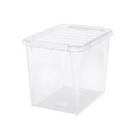 SmartStore Úložný box s bielymi klipmi Classic, 52 l, 52 l