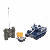 Teddies Tank RC TIGER I  so zvukom a svetlom, 33 cm, na batérie + dobíjací pack 40 MHz