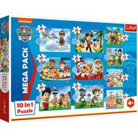 ,Trefl Puzzle Labková patrola MEGA PACK 10v1