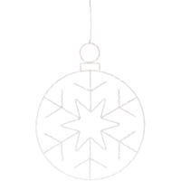 Vianočná závesná LED dekorácia Kerstball Snowflake 250 LED, 48 cm